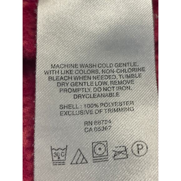 Columbia ladies fleece 1/4 zip pink geometric baselayer large - Picture 4 of 14